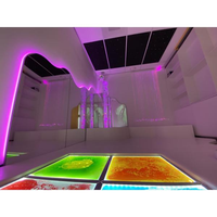 Neue Kinder sensorische Spielzeuge Bodenplatte Essensorische Spiel matte Flüssige Gel matte Ultraviolette Eltern-Kind-Interaktion Leuchtende Matte