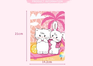 Mk027 bán buôn văn phòng phẩm Mikko bìa cứng màu trang A5 máy tính xách tay đáng yêu Ins cao xuất hiện Nhật Ký phim hoạt hình sổ cái máy tính xách tay - Product Image 3