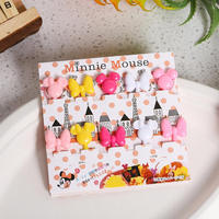 Fourchette à fruits de ferme d'animaux créatifs cure-dents de fruits de dessin animé pour enfant plastique ABS collations gâteau Dessert choix alimentaires