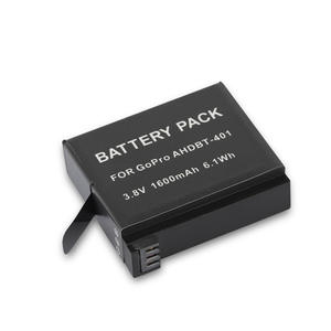 Fournisseur de <span class=keywords><strong>batterie</strong></span> d'appareil photo OEM de bonne qualité pour les caméras de sport Go Pro AHDBT-401 AHDBT 401 BT401 <span class=keywords><strong>Hero4</strong></span> Hero 4 Black Silver Session - Product Image 3