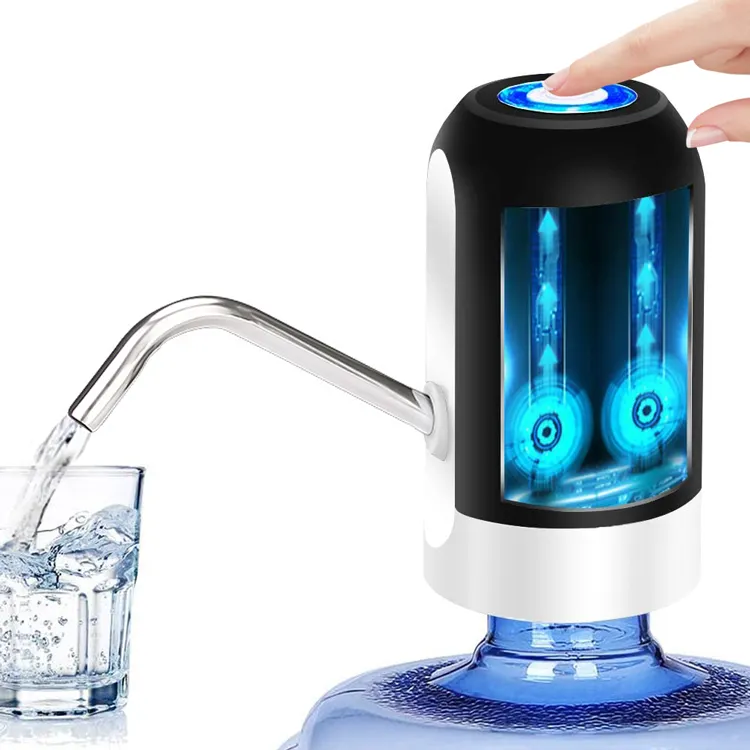 Kinscoter ücretsiz örnek su sebili taşınabilir USB şarj edilebilir elektrikli otomatik pompa su sebili