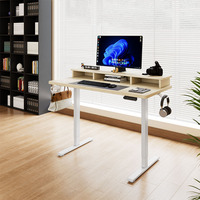 Bureau de travail modulaire en bois résistant aux rayures, transformable, télescopique, en métal, électrique, ergonomique, réglable en hauteur, facile à assembler