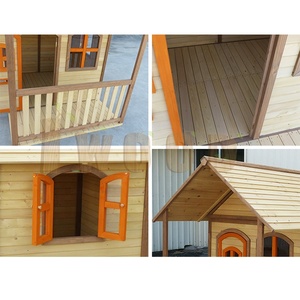 Migliore Qualità Cubby Casa In Legno per Esterni Playhouse di Promozione Impermeabile Canadese Pittura In Legno di abete Telaio A Muro Articolo Set Tetto - Product Image 5