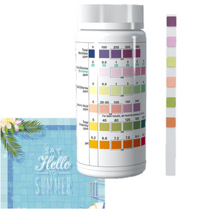 Dải Thử Nghiệm Bể Bơi Bộ Kiểm Tra Nước Ao Bán Chạy 7 Chiều Thiết Bị Chơi Nước Clo - Product Image 5