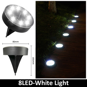Lampe <span class=keywords><strong>solaire</strong></span> à disque pour extérieur, jardin, pelouse, étanche, lampes souterraines, projecteur, lampes enterrées, éclairage au sol, <span class=keywords><strong>spot</strong></span> lumineux décoratif - Product Image 4