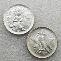 Pièces de monnaie commémoratives UNC 1934-1938, demi-dollar de l'indépendance du Texas, États-Unis, cadeaux, décoration de la maison