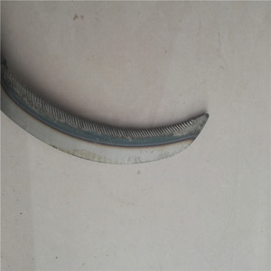 6.5 "industriale in acciaio al carbonio strumento da giardino erba falce strumenti per l'agricoltura falce falce erba con manico in legno - Product Image 4