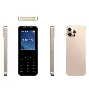 OEM X10 GSM baterai besar 2/4 Sim kartu, ponsel perekam MP3 Radio FM luar fitur tombol Keyboard