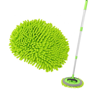 Brosse de lavage de <span class=keywords><strong>voiture</strong></span> Balai de nettoyage en chenille Brosse télescopique réglable à long manche Outils de nettoyage de <span class=keywords><strong>voiture</strong></span> Brosse rotative - Product Image 5
