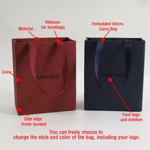 Customized Luxury Recyclable Embossing Printed Design Special Texture <b>Paper</b> <b>Bag</b> Makeup Package Cosmetic Gift <b>Bag</b> - Product Image 4