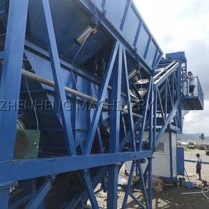 Planta Mezcladora de Concreto Móvil ZHENHENG YHZS25/35/60, Máquina Dosificadora Totalmente Automática para la Construcción de Carreteras y Puentes - Product Image 5