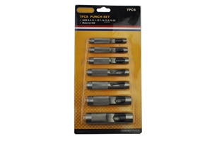 Yute 9pcs Carbon Steel Polishing <strong>Hole</strong> <strong>Punch</strong> With Blister Card <strong>for</strong> <strong>Leather</strong> or Paper <strong>Hole</strong> <strong>Punch</strong> - Product Image 2