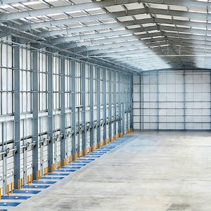 Bâtiment en structure acier multi-étages résistant au vent de 150 km/h, entrepôt, régions côtières, usine résistante aux ouragans, atelier en acier - Product Image 5