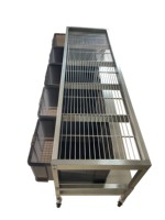 Table de tri et de calibrage en acier inoxydable de qualité alimentaire, à grille interchangeable de différentes tailles, pour plantes hydroponiques, bourgeons de fleurs et chanvre - Vente chaude