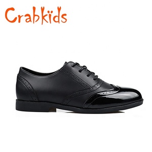Crabkids Venta al por mayor Moda Formal Cuero <span class=keywords><strong>Mujer</strong></span> con tacones Estilo de negocios Zapatos de niña de talla grande - Product Image 2