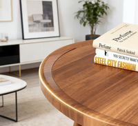 Table d'appoint en fer durable pour salon, avec rangement, design moderne, multifonctionnelle, portable