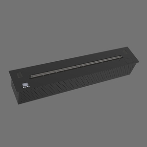 Cheminée bioéthanol intelligente encastrable en métal de 1320 mm, alimentée par batterie électrique, à flamme simple AF130 pour hôtels/villas - Product Image 4