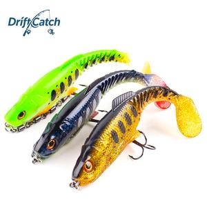 Esca da Pesca DriftCatch in PVC Morbido - 10cm/13.5cm 12.7g/26.5g con Ancoretta per Predatori di Fiume e Lago in Acqua Dolce/Salata - Product Image 1