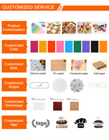 Boîte à pâtisserie en papier écologique recyclable, finition brillante ou mate, forme personnalisée, conception OEM, estampage couleur, 2 à 6 pièces pour desserts