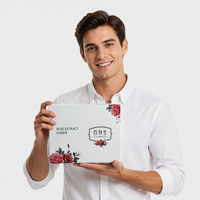 Boîtes cadeaux en carton personnalisées avec couvercle et plateau, motif rose et impression offset, fabriquées sur mesure à Shenzhen pour la production sur mesure