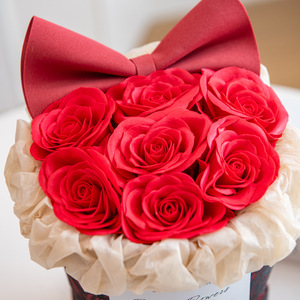 Fleurs de savon en forme de nœud de dessin animé, fleurs préservées, fleurs artificielles exquises, cadeau d'anniversaire, bouquet de la Saint-Valentin, vente en gros - Product Image 4