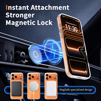 Funda para iPhone 17 Pro Max Directo de Fábrica con Cubierta Naranja Anti-Rayones, Funda Magnética a Prueba de Golpes para Teléfono Móvil, Empaque Personalizado con Logotipo