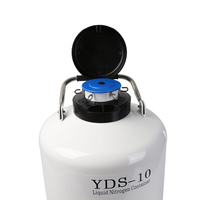 Petit récipient d'azote liquide de 6 litres pour insémination artificielle de porcs réservoir de sperme de vache sperme congelé
