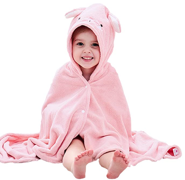 Rabbit Hooded Bath Towel Newborn Shower Gifts for Baby Boys