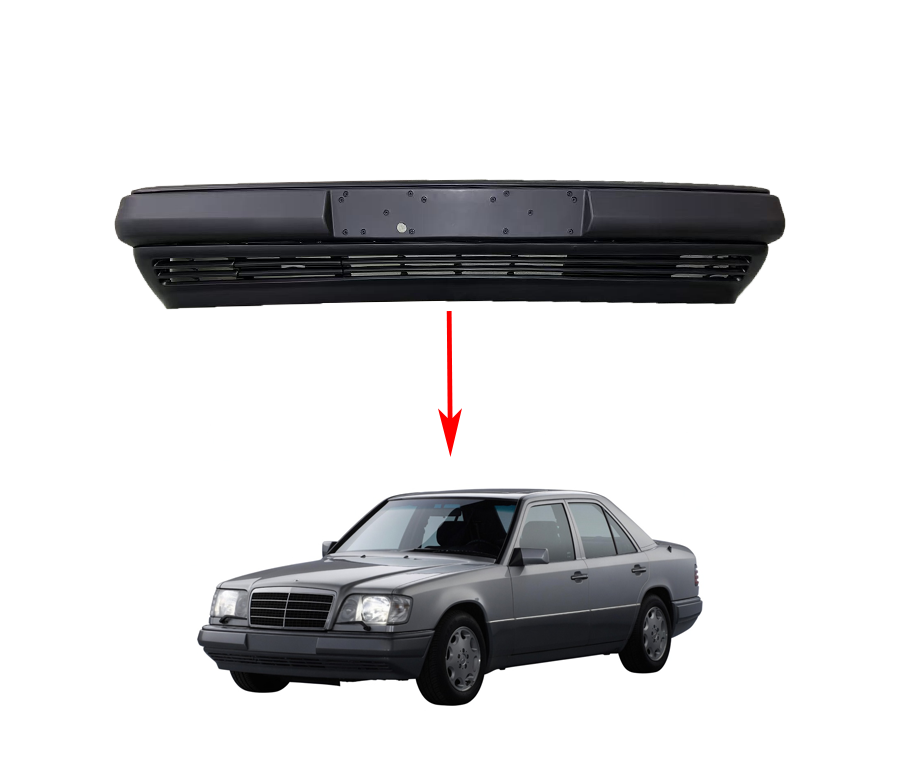 すべてのモデルの耐久性と堅牢性を備えたw124フロントバンパーを