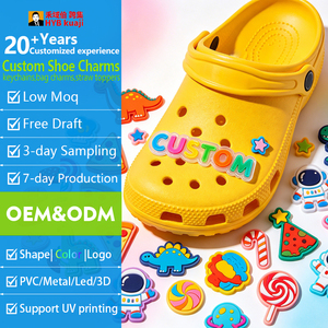 Venta al por Mayor de Dijes Luminosos de Bingo Populares para Zapatillas Unisex, Dijes de PVC para Zapatos con Logotipo Personalizado y Diseños a Granel - Product Image 1
