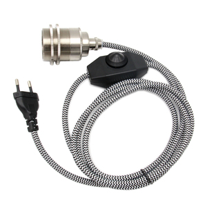 Tùy chỉnh CE đèn ổ cắm dây Set với EU cắm và Dimmer chuyển đổi đèn dây Set cho ánh sáng mặt dây chuyền - Product Image 3