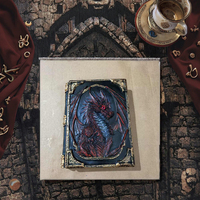 Carnet de notes en résine personnalisé en gros, motif écailles de dragon, couverture de journal 3D avec œil, carnet de croquis de fantaisie peint à la main, cadeau, usine OEM MEIYU