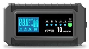 Cargador y Mantenedor de Batería Inteligente Automático de 12V 24V 20A 25A para Automóviles y Motocicletas, de Plomo-Ácido y <span class=keywords><strong>Litio</strong></span>, con Puerto Tipo-C - Product Image 2