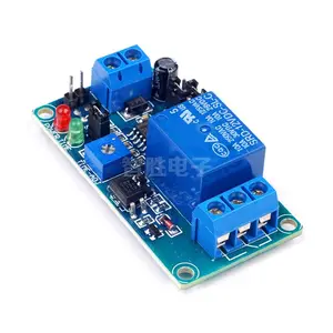 12VปกติเปิดTrigger Delay Relay Delayวงจรโมดูลการสั่นสะเทือนโมดูล