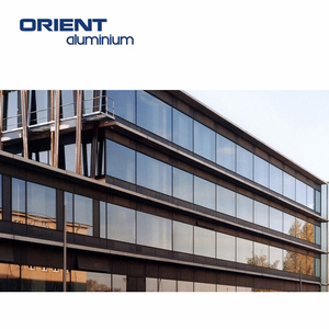Fournisseur d'or, murs-rideaux en aluminium à double vitrage pour l'extérieur, projet de construction, panneaux de façade, cadre en aluminium, fenêtre murale - Product Image 5