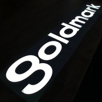 Letras de Canal 3D Personalizadas, Señalización Exterior para Edificios, Publicidad para Negocios, Escuelas, Tiendas, Iluminación LED, Alimentación CA/CC