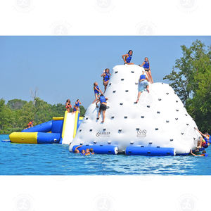 กระดานลื่นเป่าลมขนาดใหญ่ทำจาก PVC ขนาด0.9มม. สำหรับผู้ใหญ่ของเล่นแบบลอยน้ำได้สำหรับปีนกำแพง - Product Image 6