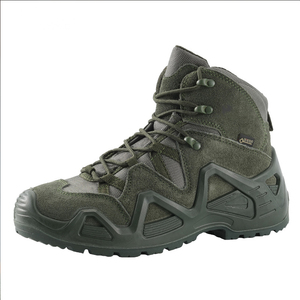 Bottes tactiques vertes SF21 706 pour hommes, imperméables, à lacets, hautes, toutes saisons, style daim - Product Image 3