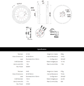 <span class=keywords><strong>T</strong></span>-<span class=keywords><strong>MOTOR</strong></span> <span class=keywords><strong>U13</strong></span> II KV65 KV130 중부하 전기 산업용 Uav 모터 100kg 용 Bldc 모터 - Product Image 2