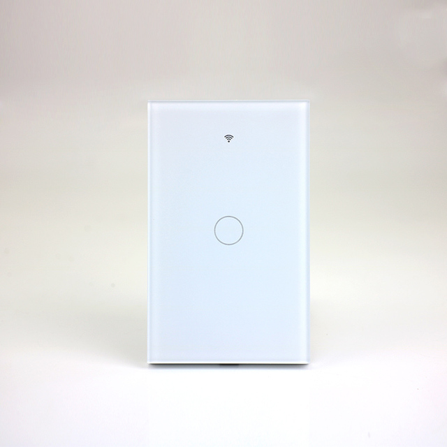 America 1 2 3 Gang Glass Panel Smart Wifi Touch Wall Light Switch Tuya Remote Voice Control Home Wall Switches Wifi