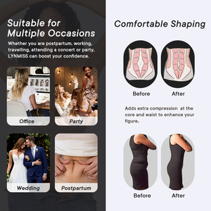Body modellante senza cuciture a perizoma, contenitivo e modellante, ecologico, morbido e traspirante, per il controllo della vita, da donna - Product Image 6