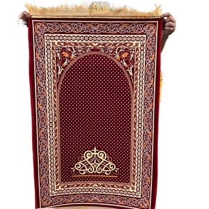 Tappeto Quadrato in Stile Etnico <span class=keywords><strong>per</strong></span> la Casa, Facile <span class=keywords><strong>da</strong></span> Pulire, in Velluto Cristallo Stampato, con Nappe su Entrambi i Lati, <span class=keywords><strong>per</strong></span> Preghiera e Culto, Dropshipping - Product Image 5