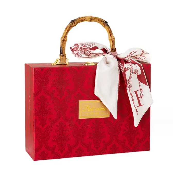 صندوق هدايا بامبو بامبو محمول صندوق هدايا زفاف صندوق هدايا عيد مميز صناديق هدايا متوافرة بالمخزون