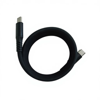 Kabel Magnetik Tipe C ke Tipe C Berbahan Katun Kepang 100w dengan Fungsi PD untuk Perangkat Seluler Komputer untuk iPhone untuk Samsung