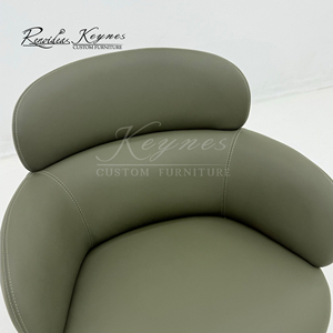 Keynes Strong Manufacturing Strength minimalist dining chair Cream White Custom Office Furniture - Product Image 6