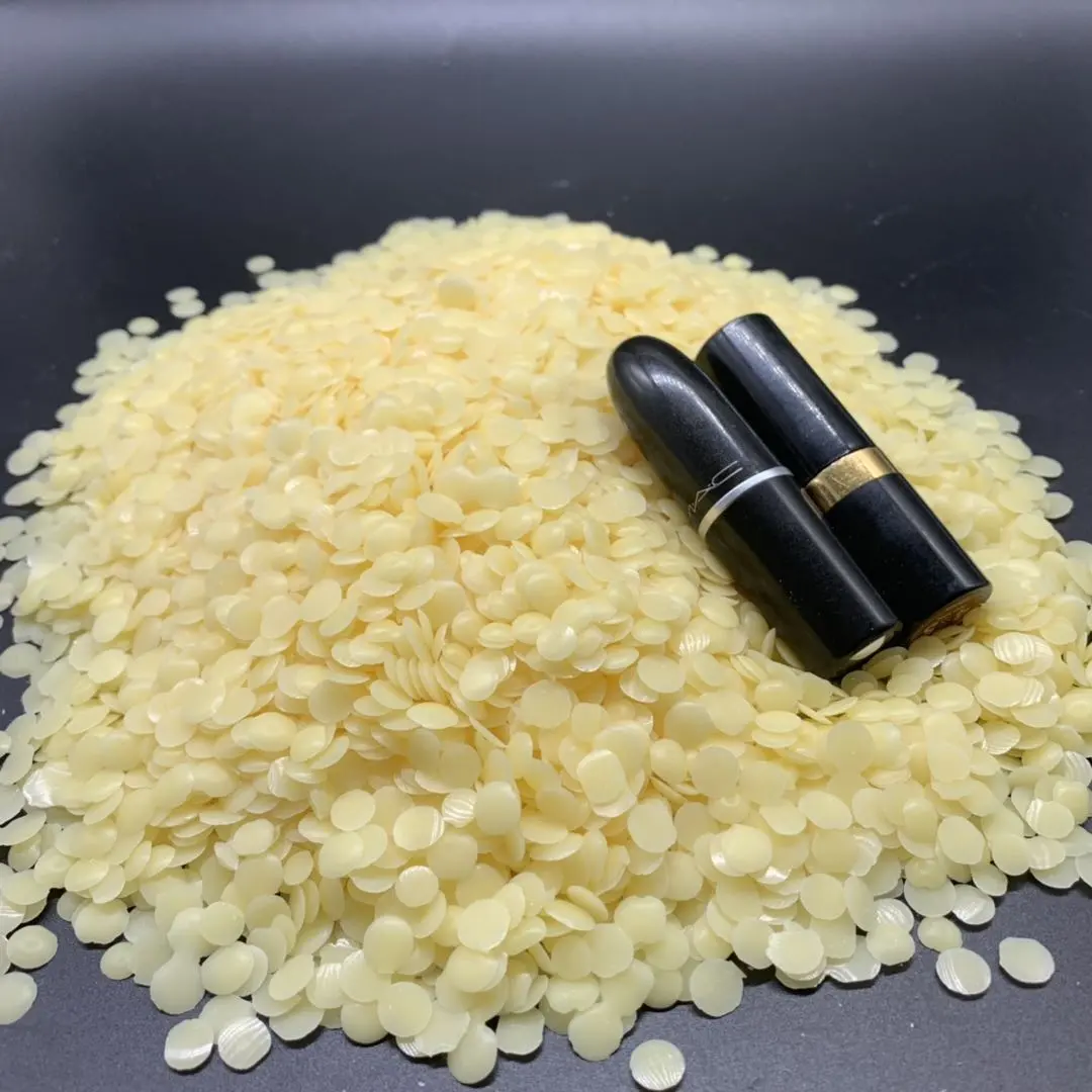 प्राकृतिक रिफाइंड चावल की भूसी का Carnauba मोम मोम की एक किफायती विकल्प के रूप में छर्रों या Candelilla मोम