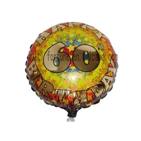 Ballons en aluminium Mylar imprimés personnalisés, animaux de la ferme de dessin animé gonflables pour anniversaire et Noël, 18 pouces, ronds, à l'hélium