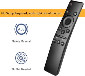 Télécommande universelle de remplacement compatible avec tous les téléviseurs <span class=keywords><strong>Samsung</strong></span> LED <span class=keywords><strong>QLED</strong></span> UHD SUHD HDR <span class=keywords><strong>Frame</strong></span> Curved Solar HDTV 4K 8K 3D Smart <span class=keywords><strong>TV</strong></span> - Product Image 4