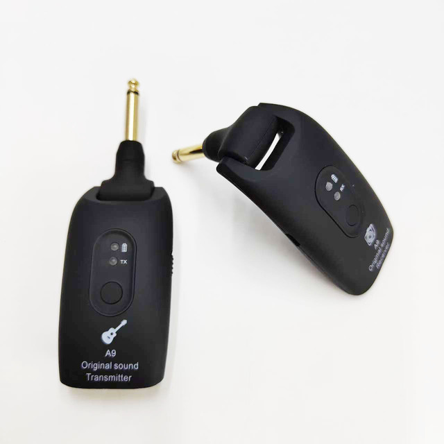 Wireless Audio Transmitter Receiver System A8 for Electric Guitar Bass Violin and Folk Guitar Portable Wireless Transmission Set