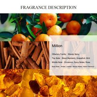 Huile de parfum UNIQUE AROMA Million, huile de parfum haut de gamme pour hommes, Cologne de haute qualité, parfum de luxe longue durée